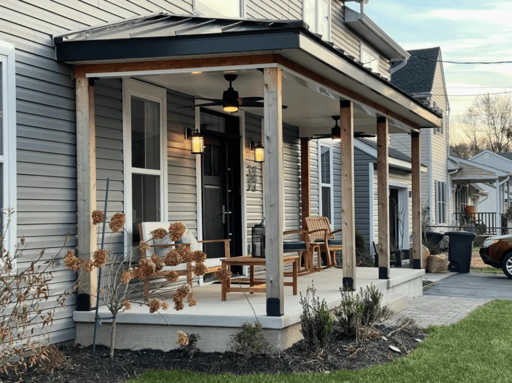 porch addition and roof patio cover