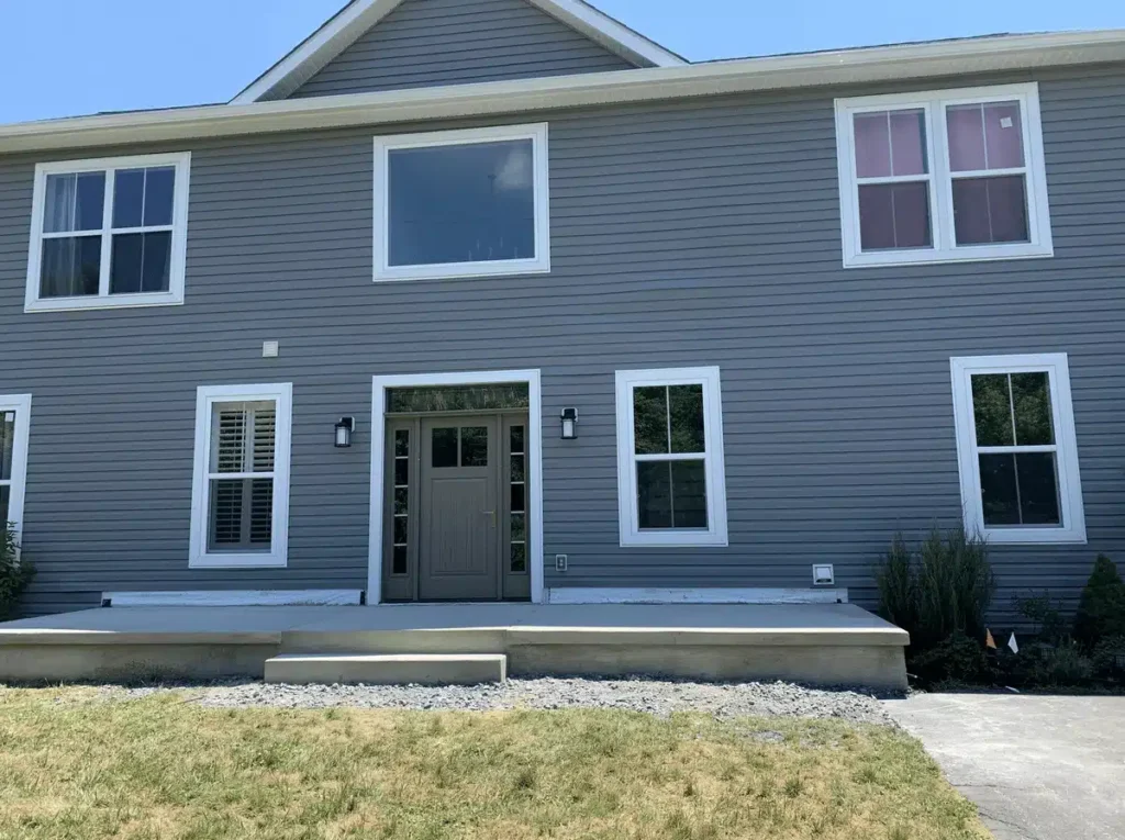 beautiful siding and new windows