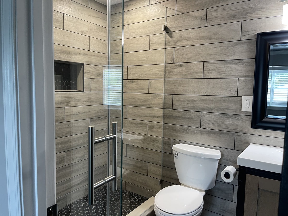 remodeled bathroom
